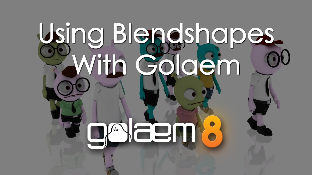 Using Blendshapes with Golaem