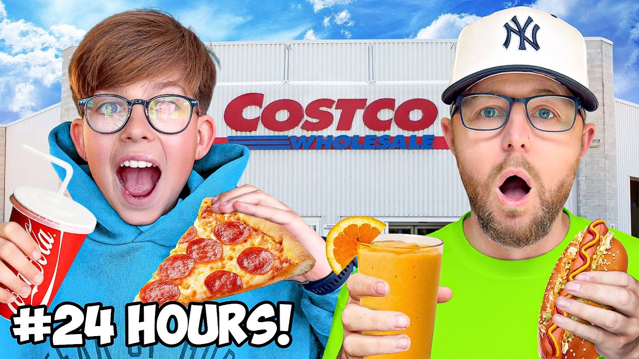 24 ЧАСА УПОТРЕБЛЯЕМ ТОЛЬКО ПРОДУКТЫ COSTCO!