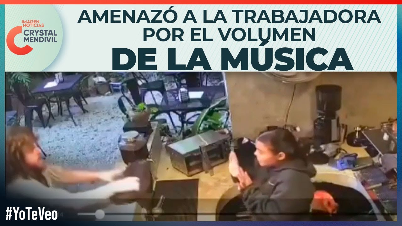 Extranjero amenaza a empleada y destroza cafetería en Yucatán | Noticias con Crystal Mendivil