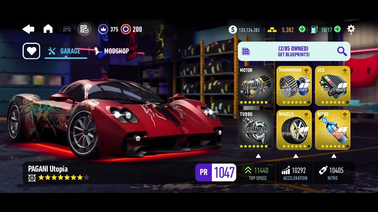 NFS No Limits | Pagani Utopia | Stage 7 Maxed
