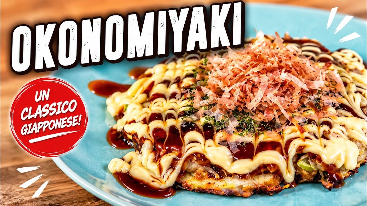【Cucina giapponese】OKONOMIYAKI COME FARE L'OKONOMIYAKI🇯🇵
