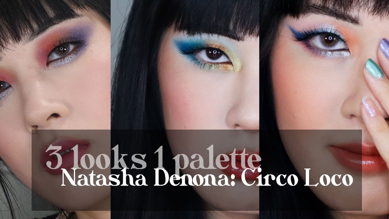 natasha denona: circo loco palette (3 looks 1 palette ep. 07) || a monolid makeup tutorial