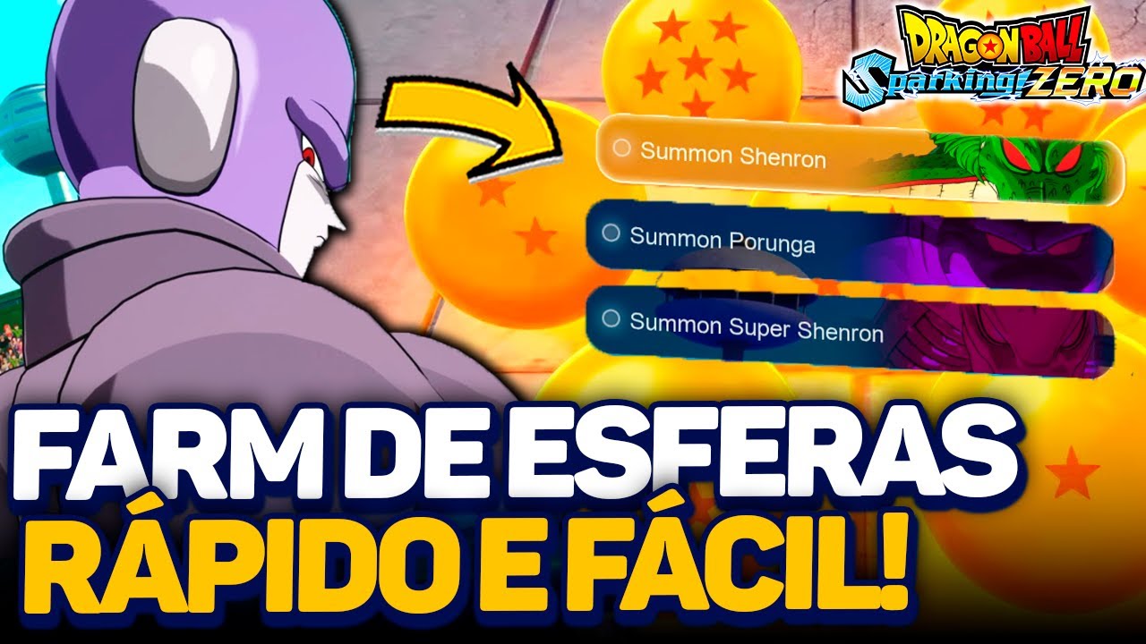 O MELHOR FARM DE ESFERAS DO DRAGÃO E COMO CONSEGUIR TODAS AS SUPER ESFERAS NO SPARKING ZERO!