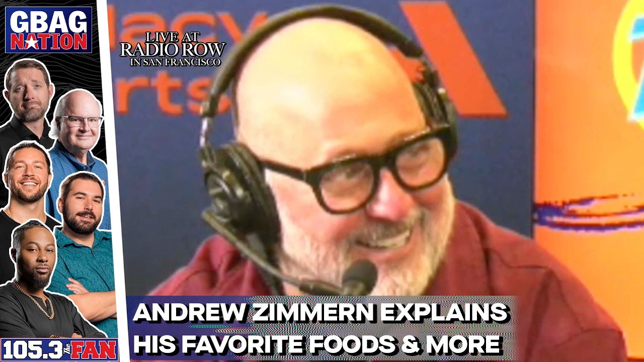 Andrew Zimmern Live From Radio Row Talks About Cooking, Favorite Foods & More | G-BAG Nation
