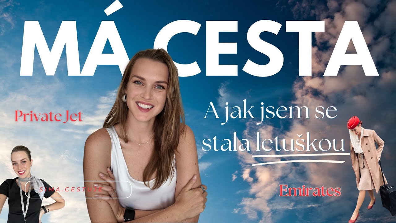 Od Emirates k soukrom&yacute;m letadlům | Jak jsem se stala letu&scaron;kou ✈️✨ #flightattendant #letuska