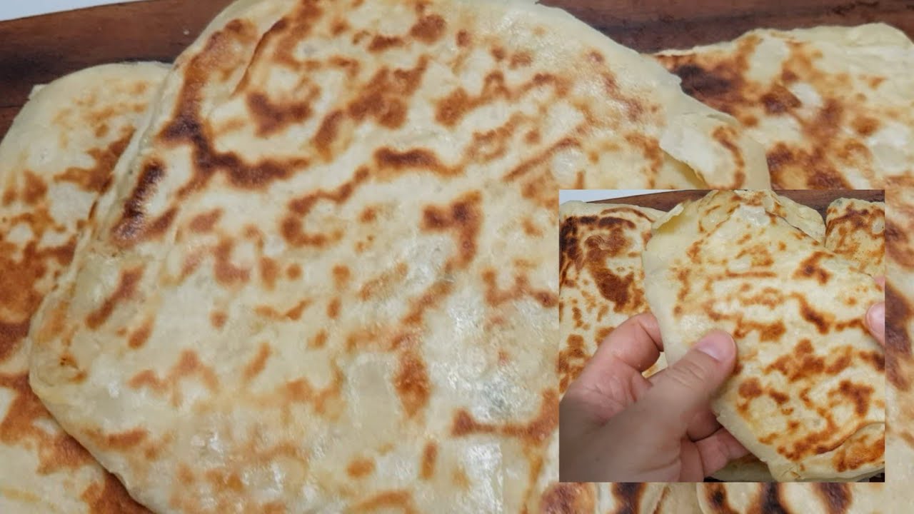 Rgaif Msemen rellenos de pollo, hechos con una masa fácil y súper manejable,quedan espectaculares😋