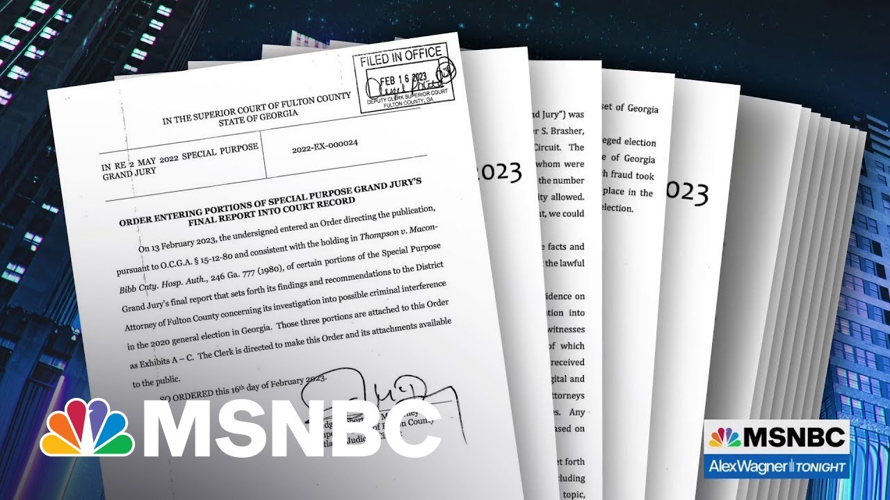 Portions of Georgia grand jury report cite suspicions of false testimony