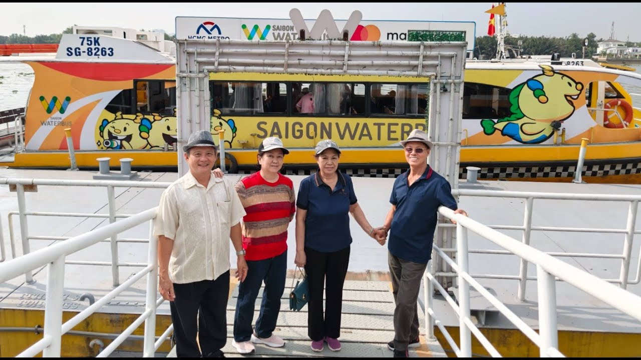 Saigon Waterbus - Trải nghiệm xe buýt trên sông (30/01/2026)