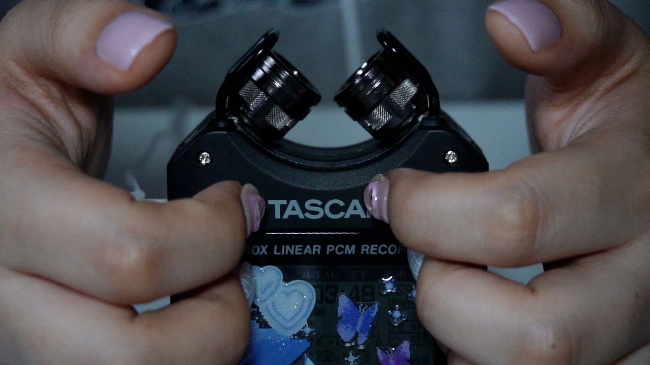 ASMR 타스캠 두드리고 쓸고 만지고 이것저것 | tascam no talking