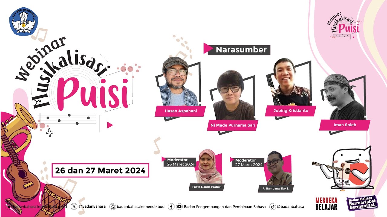 Webinar Musikalisasi Puisi Sesi 2