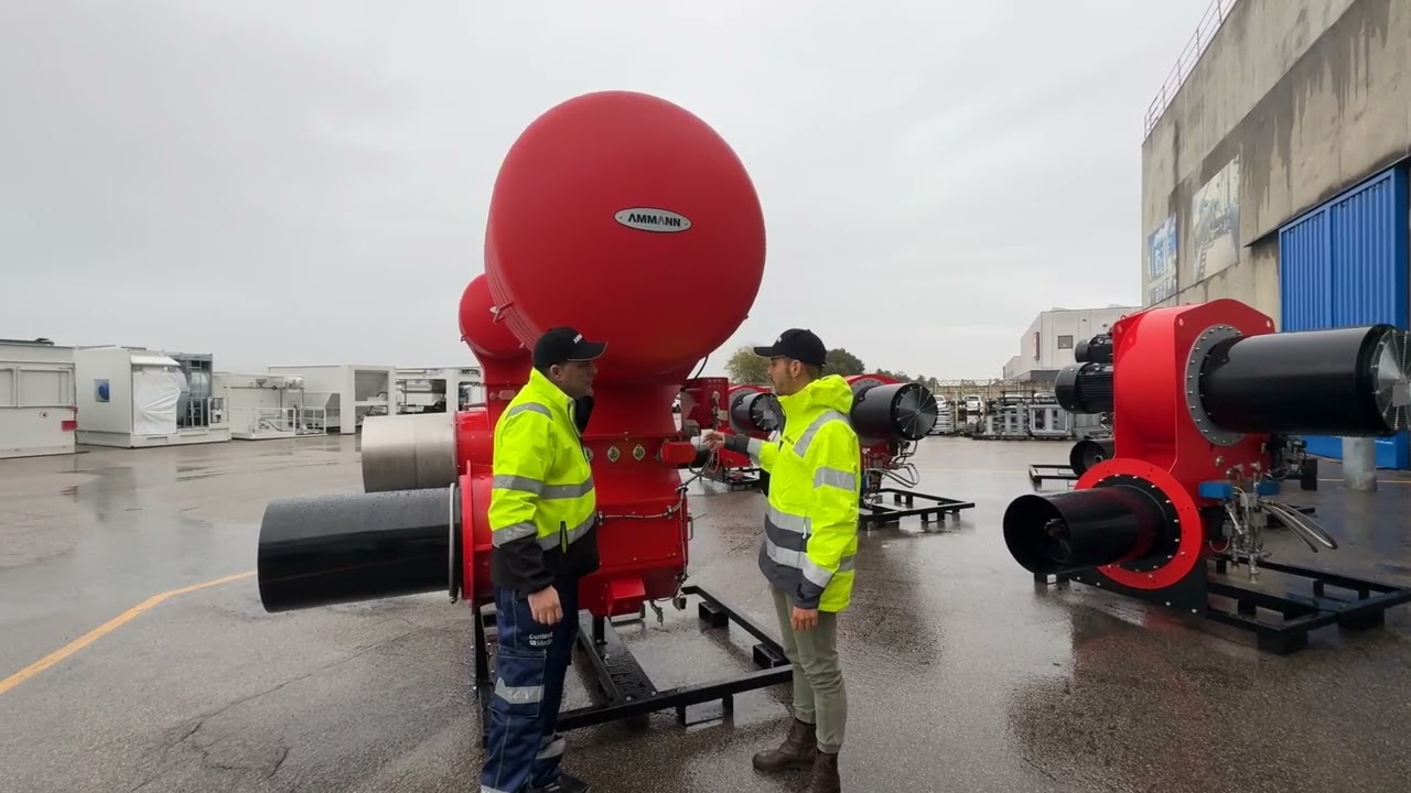 Ammann Group launch the Worlds first Hydrogen Burner for new and existing asphalt plants