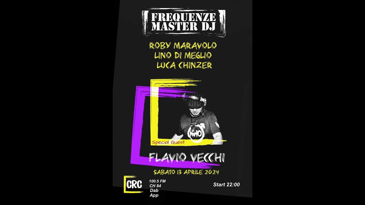 FLAVIO VECCHI OSPITE A FREQUENZE MASTERDJ 13 4 2024