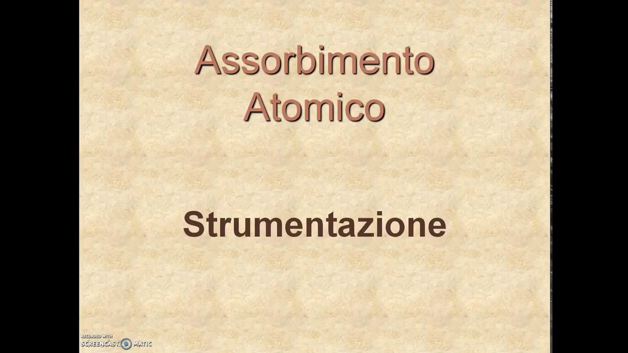 AAS Strumentazione Sorgenti Lezione 1
