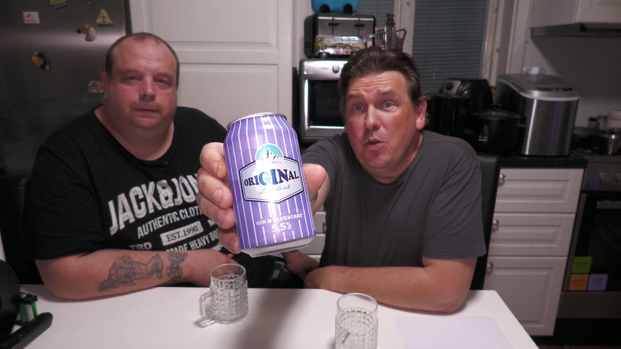 Unboxing Review Smakprovning Hartwall Original Long Drink Blueberry köpt på Eckerölinjen