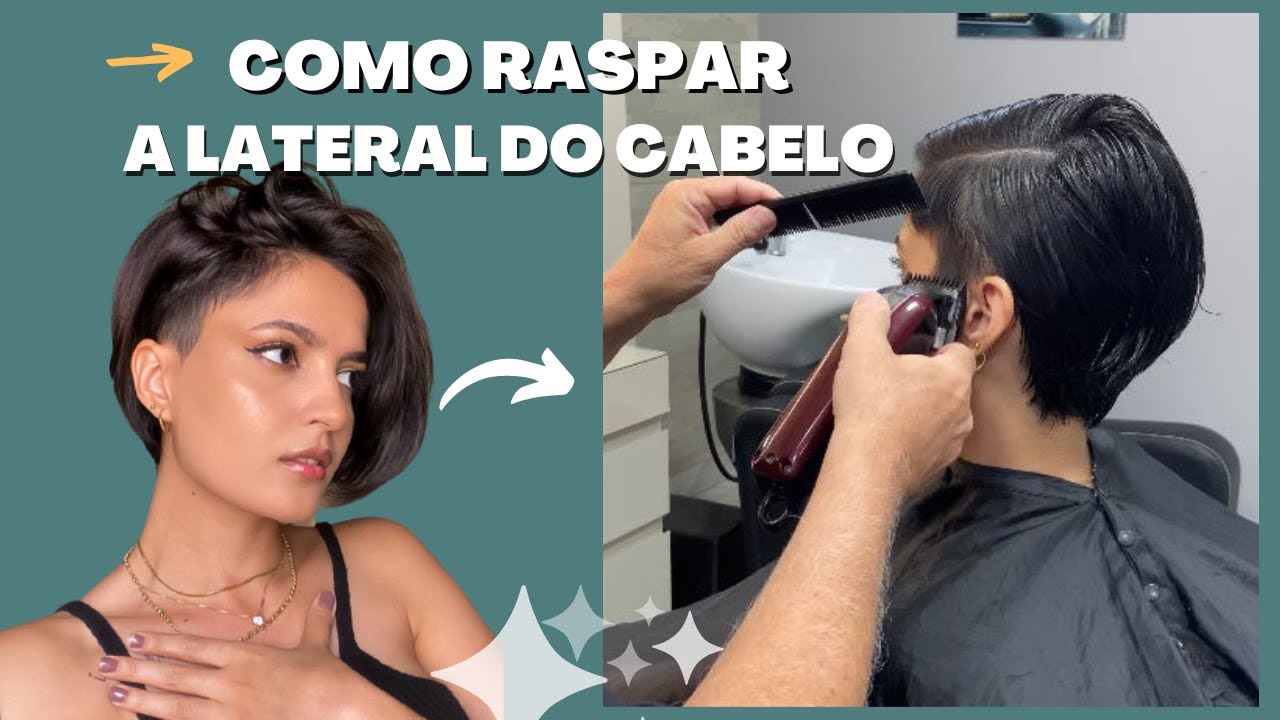COMO RASPAR AS LATERAIS DO CABELO | Sidecut em cabelos curtinhos