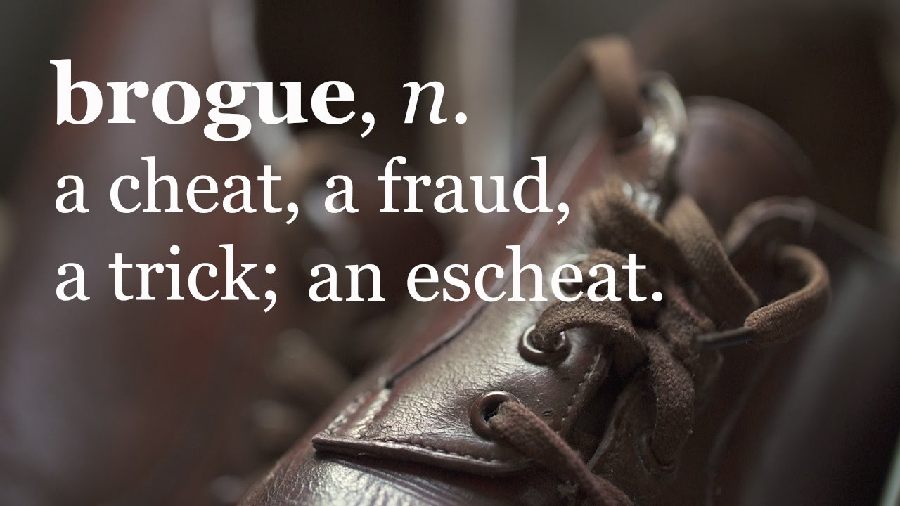 Marina Warner on the meanings of 'brogue'