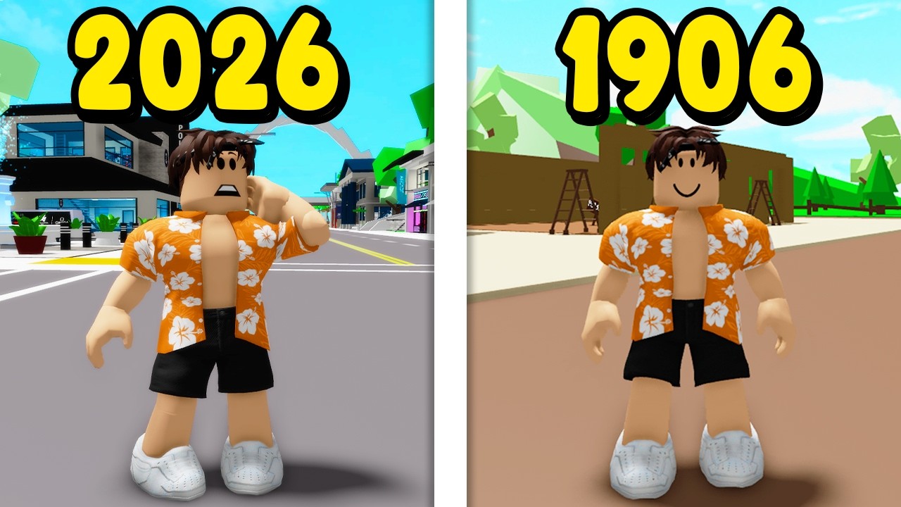 J'AI VOYAGÉ DANS LE TEMPS SUR BROOKHAVEN ROBLOX