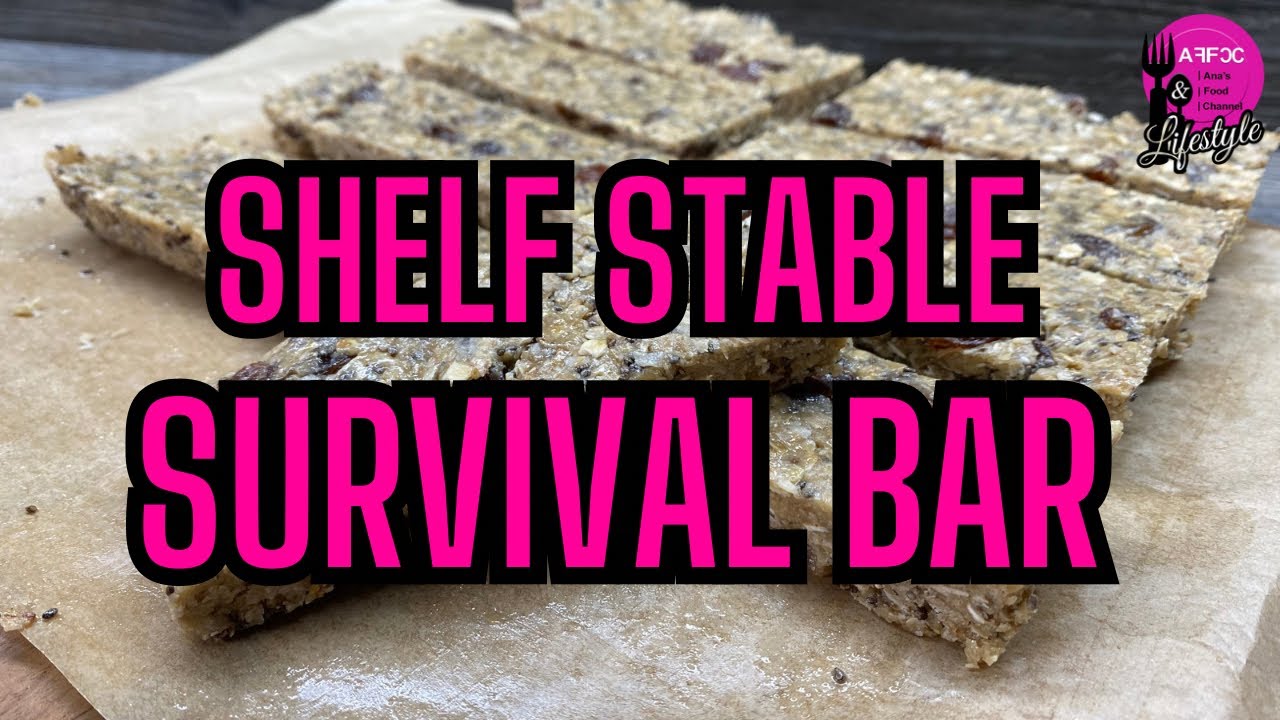 Батончик Prepper Shelf Stable Survival | Рецепт батончика Trail | Preppers |prepping