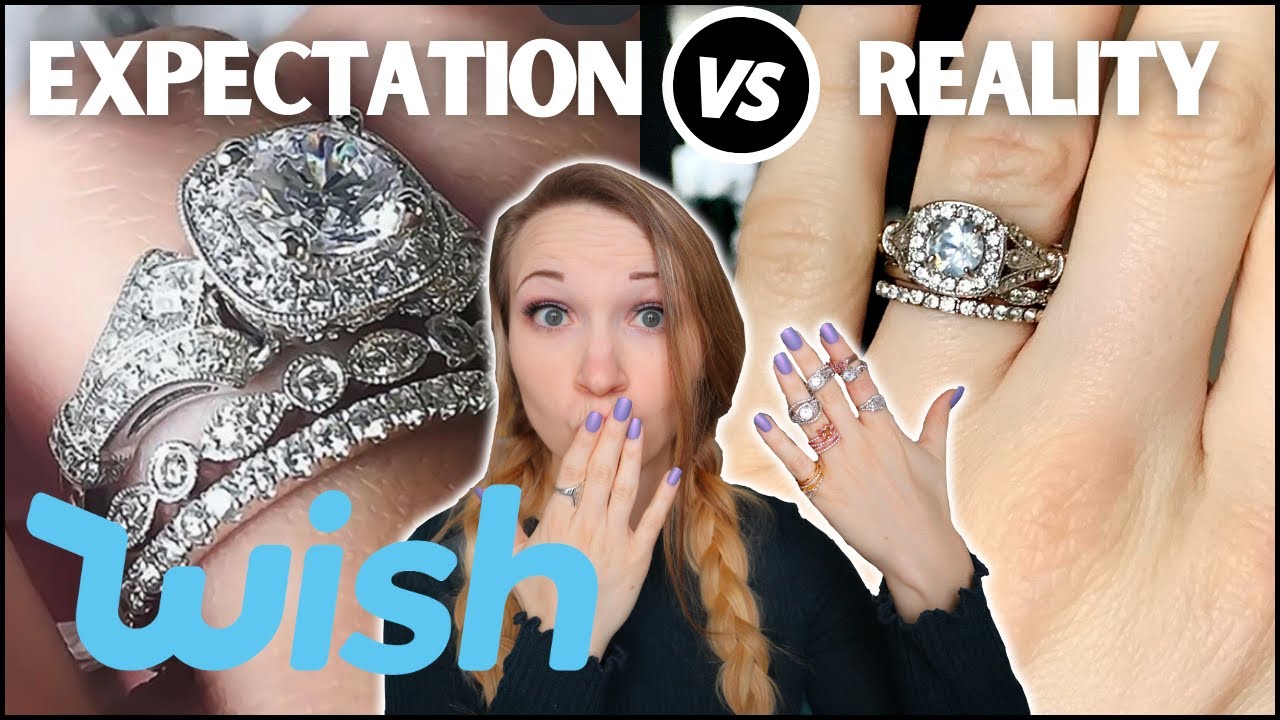 WISH WEDDING RINGS REVIEW // Wish jewelry review