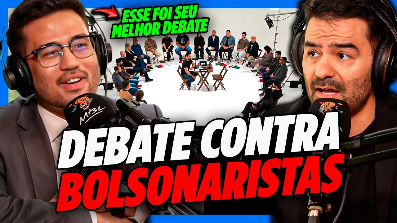 Arthur and Kim react to the debate against 20 Bolsonaro supporters | Clips from @MBLiveTV