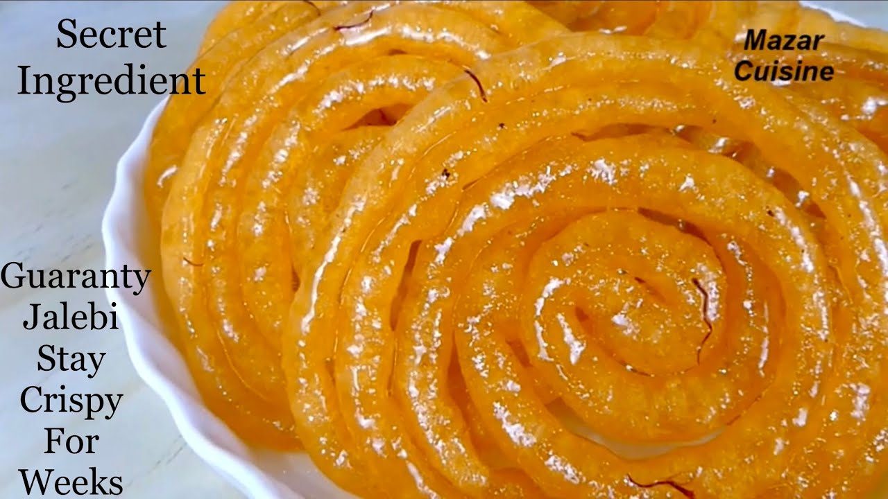 Jalebi Stay Crispy Crunchy For Weeks Guaranty 💯راز نرم نشدن جلبی و مدت ها قاق بماند