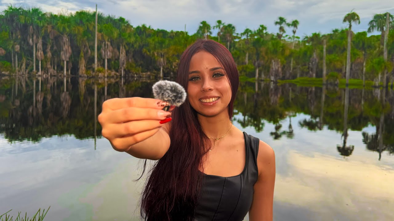 ASMR CAÓTICO NO MATO - mic lapela 