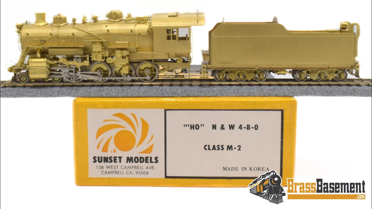 The Sunset Models M-2 4-8-0: A Must-Have Steam Locomotive for Any Model Train Collector