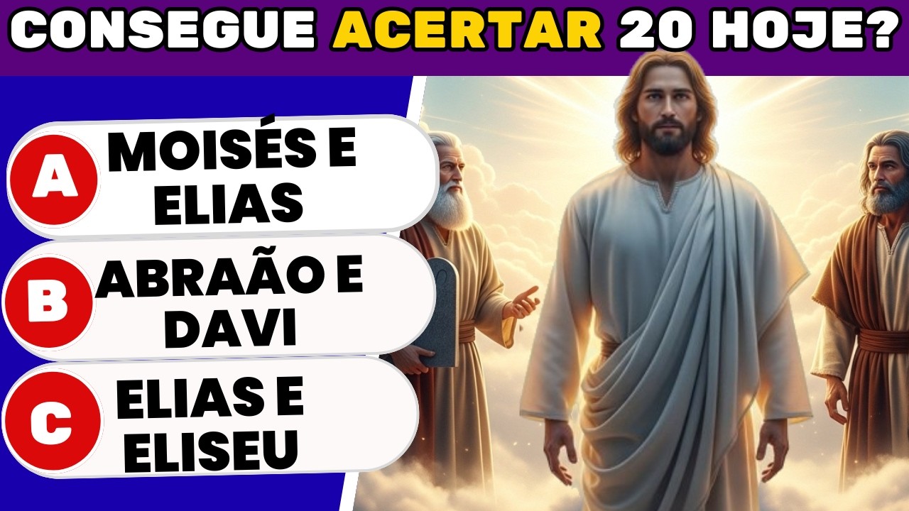  20 PERGUNTAS BÍBLICAS QUE TODO CRISTÃO DEVERIA SABER / QUIZ BÍBLICO 