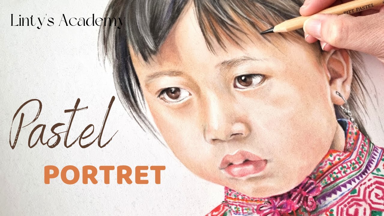 LEREN TEKENEN voor beginners | portret met PASTELKRIJT