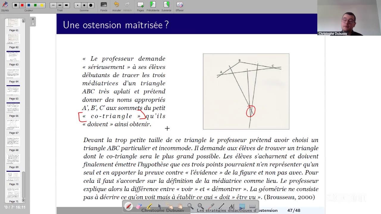 S&eacute;minaire 21 mars 2025 - Les strat&eacute;gies didactiques d'ostension