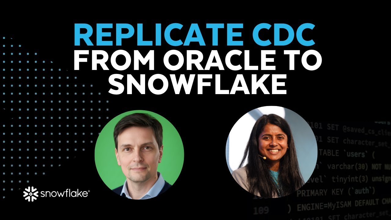 [LIVE] Replicate CDC from Oracle to Snowflake via Openflow