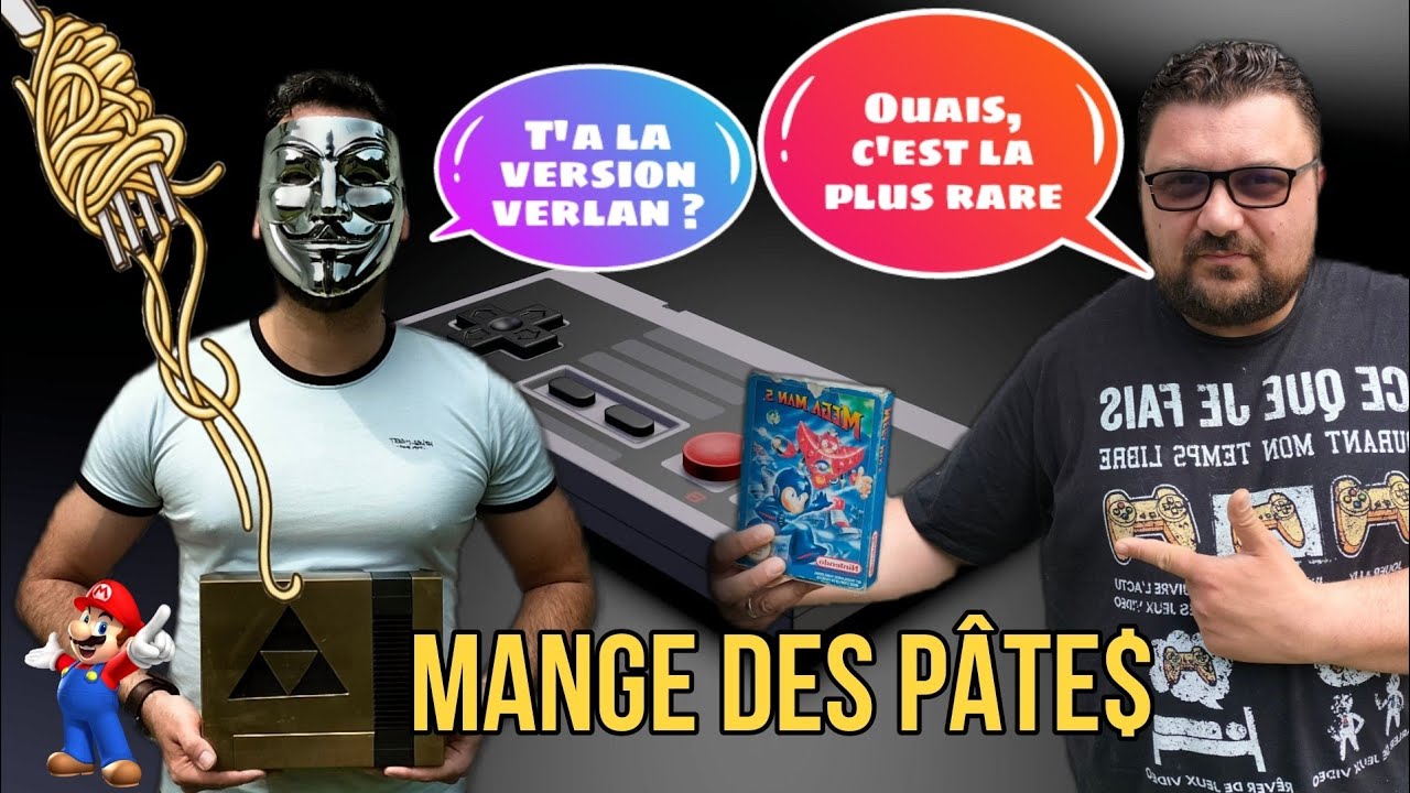 MANGE DES PÂTES - Sélection de 5 jeux chers et rares sur NINTENDO NES 💶