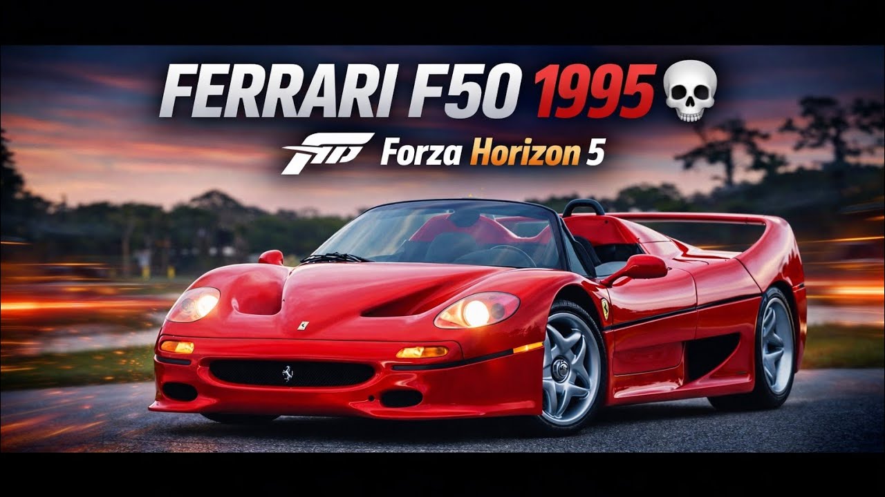 FERRARI F50 1995 😈 | Pure V12 Madness Unleashed | Forza Horizon 5