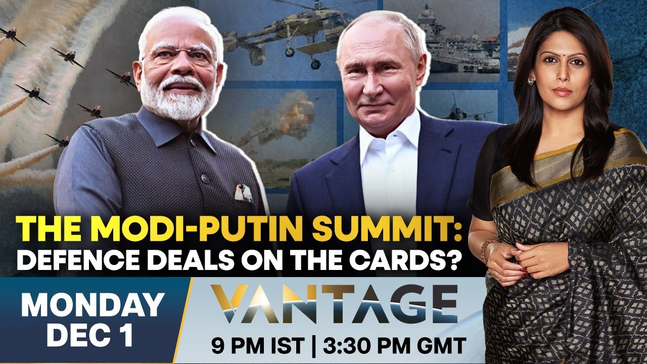 Прямая трансляция визита Путина в Индию: Обсуждение вопросов обороны, Су-57 и С-500 в повестке дн...