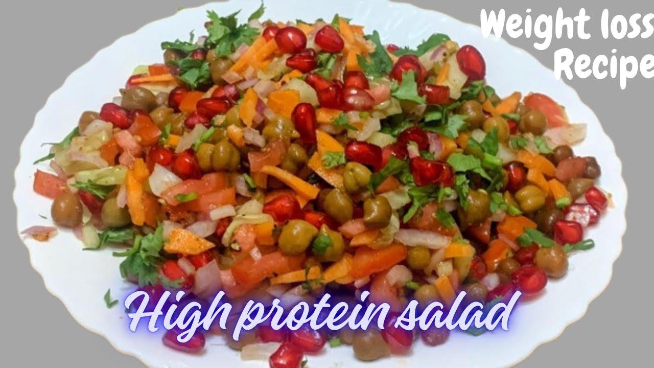 High Protein Salad Recipe | Healthy Weight Loss Salad | ಸುಲಭವಾದ ಆರೋಗ್ಯಕರ ತೂಕ ಇಳಿಸುವ ಸಲಾಡ್