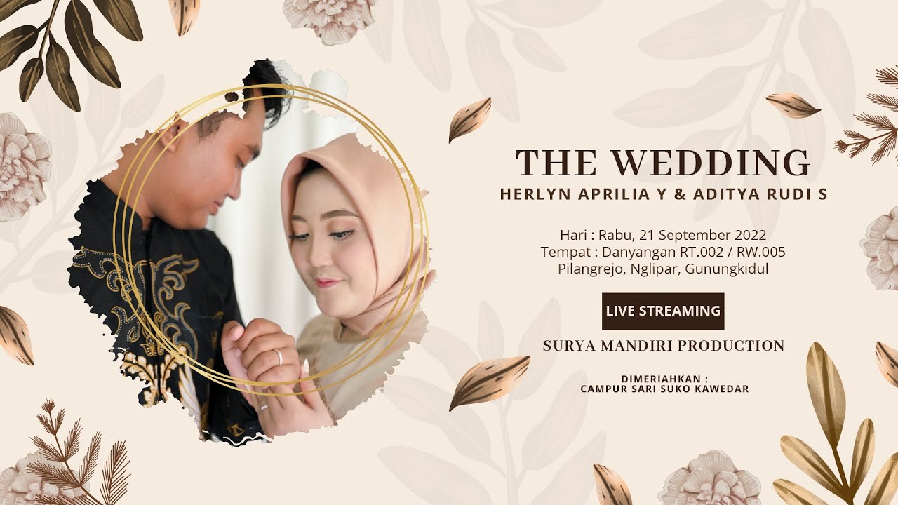LIVE STREAMING TASYAKURAN PERNIKAHAN 