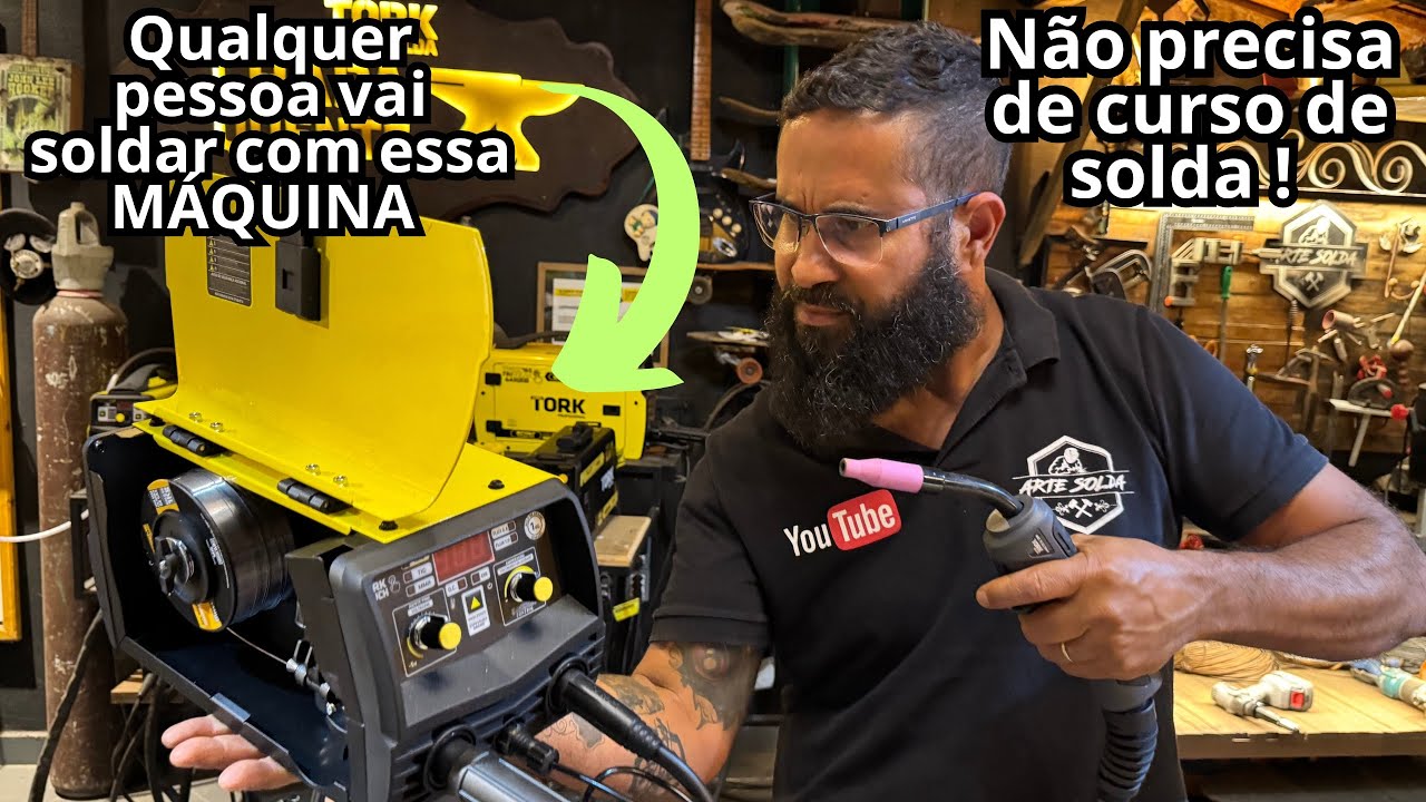 A máquina que não precisa de curso pra soldar 