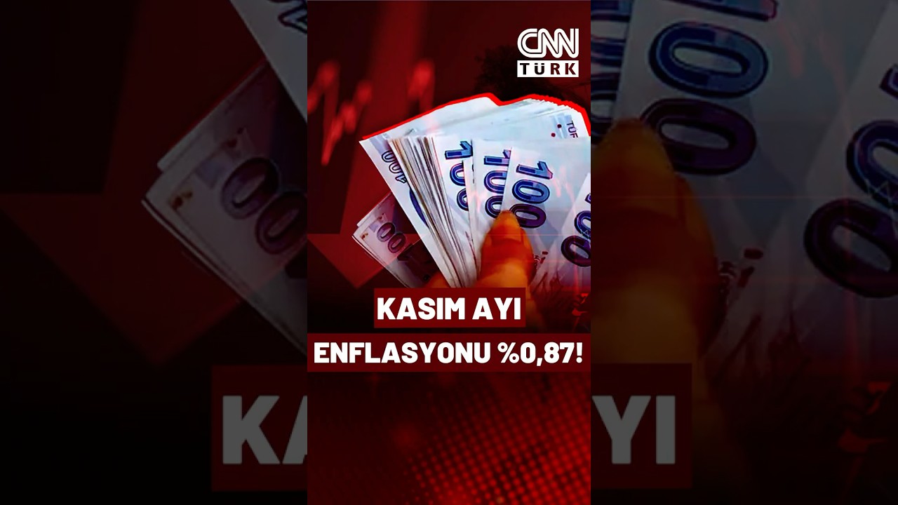 Enflasyon 48 Ayın En D&uuml;ş&uuml;ğ&uuml;nde! Kasım Ayı Enflasyonu Y&uuml;zde 0,87!