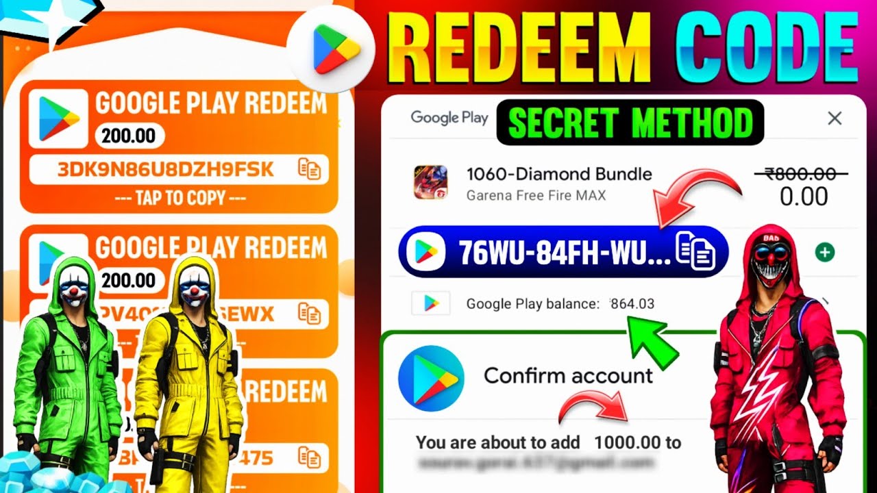 FREE REDEEM CODES INSTANT 🤩 | 800 REDEEM CODE FREE | HOW TO GET GOOGLE PLAY STORE REDEEM CODES FREE