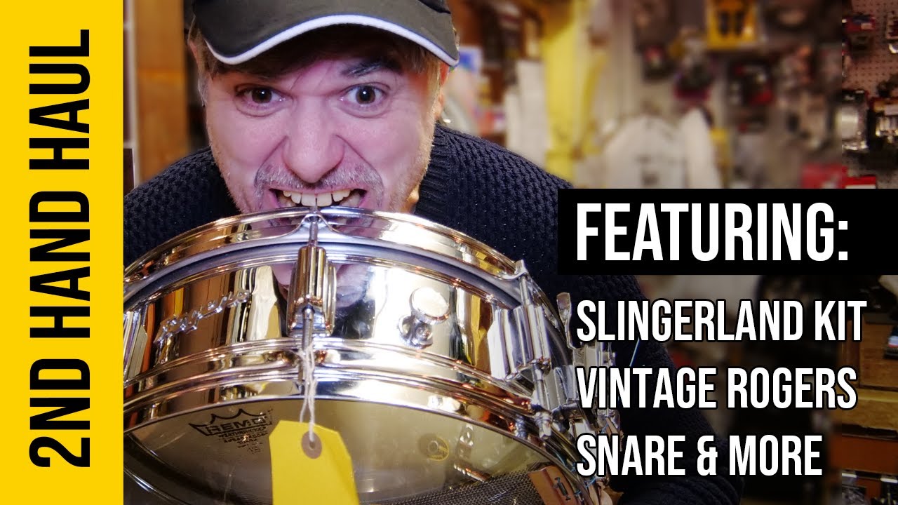 Second Hand Drums at Drumshack 🚨Vintage Slingerland snare, Rogers C.O.B Snare and more