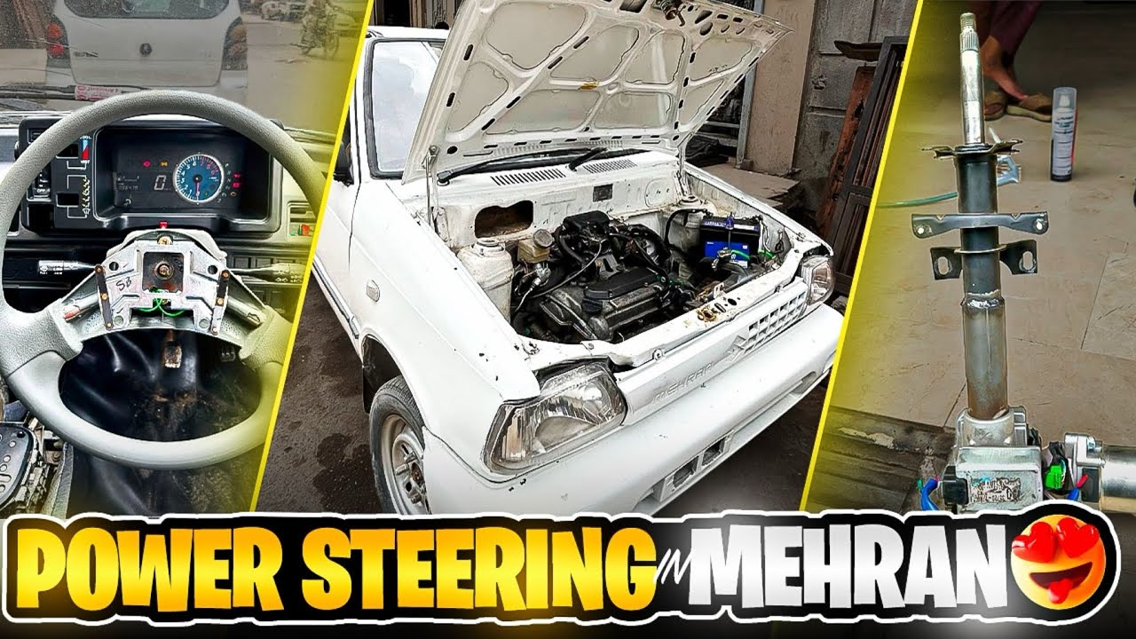Power Steering & Digital Meter Installation In Automotic Suzuki Mehran 🤩