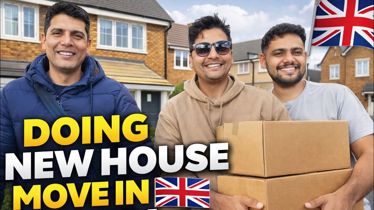 DOING NEW HOUSE MOVE IN the UK 🇬🇧 | BOUGHT NEW HOUSE IN UK | INDIAN FAMILY IN UK 