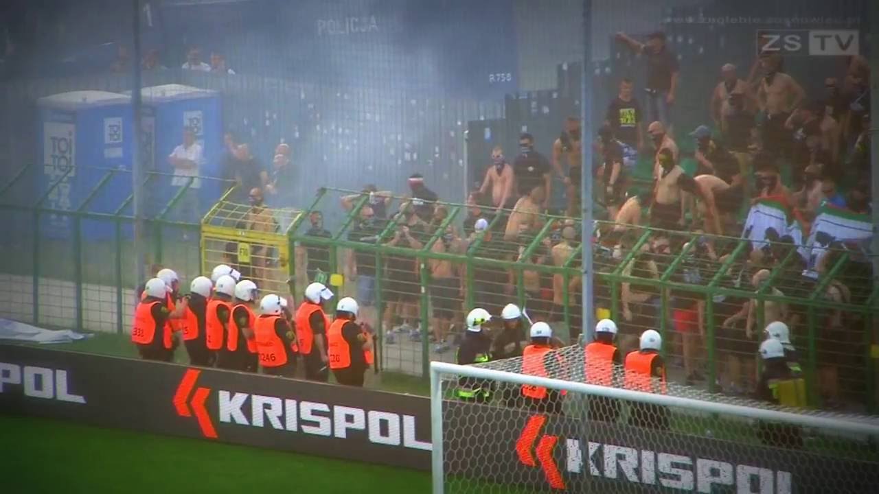 ZSTV: GKS Katowice - Zagłębie Sosnowiec (kibice)