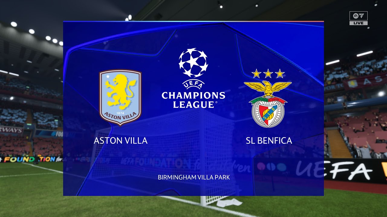 Aston Villa vs SL Benfica
