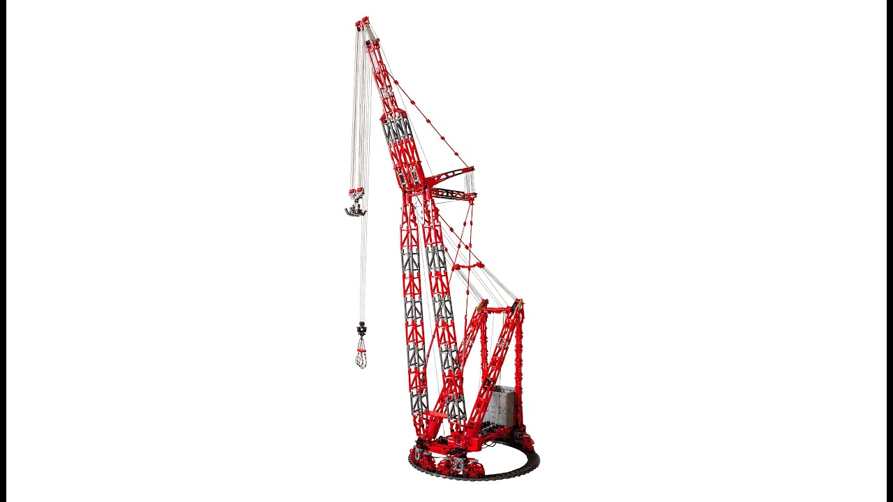 4K Lego Technic Mammoet PTC 200 DS Ring Crane