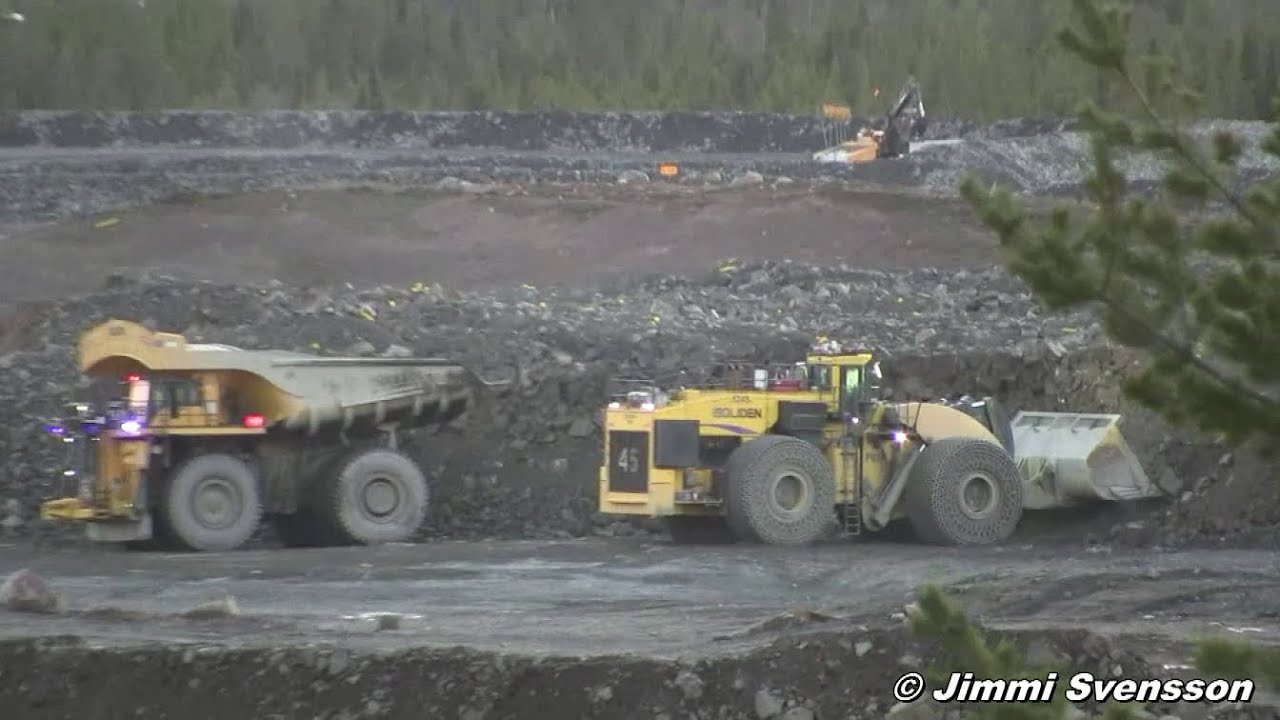 2024 Stora Maskiner utmed E10an Liikavara Aitik  22 Oktober 2024