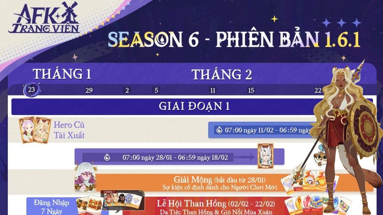 Thông Tin  Season 6 - AFK Journey