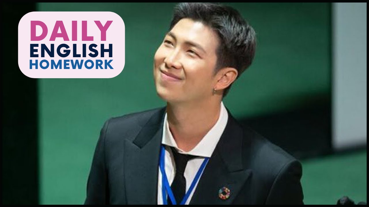BTS English Rap Monster parle anglais
