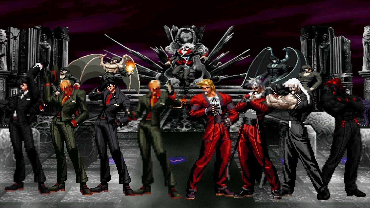 [KOF Mugen] Oswald & Rozwel Team VS. Rugal Team
