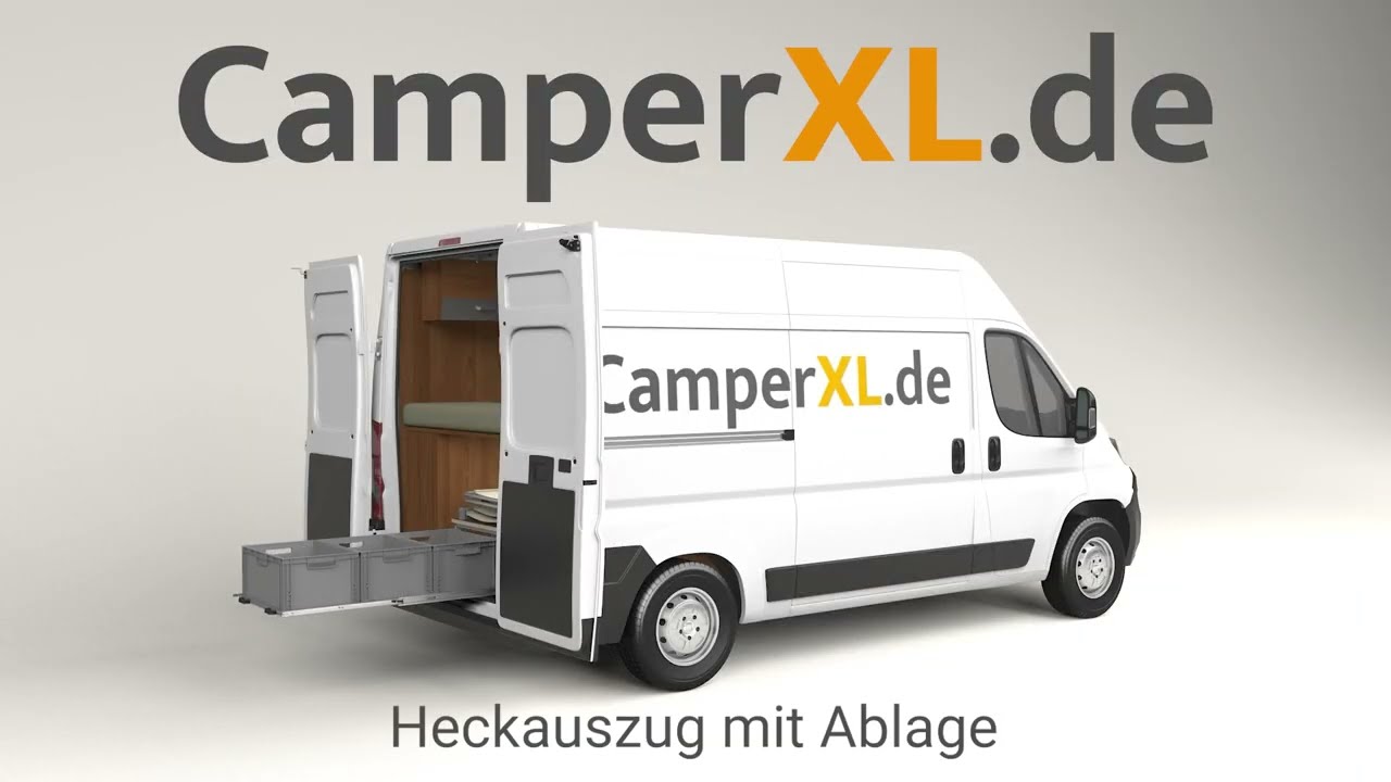 Heckauszug mit Ablage Camper Kastenwagen CamperXL